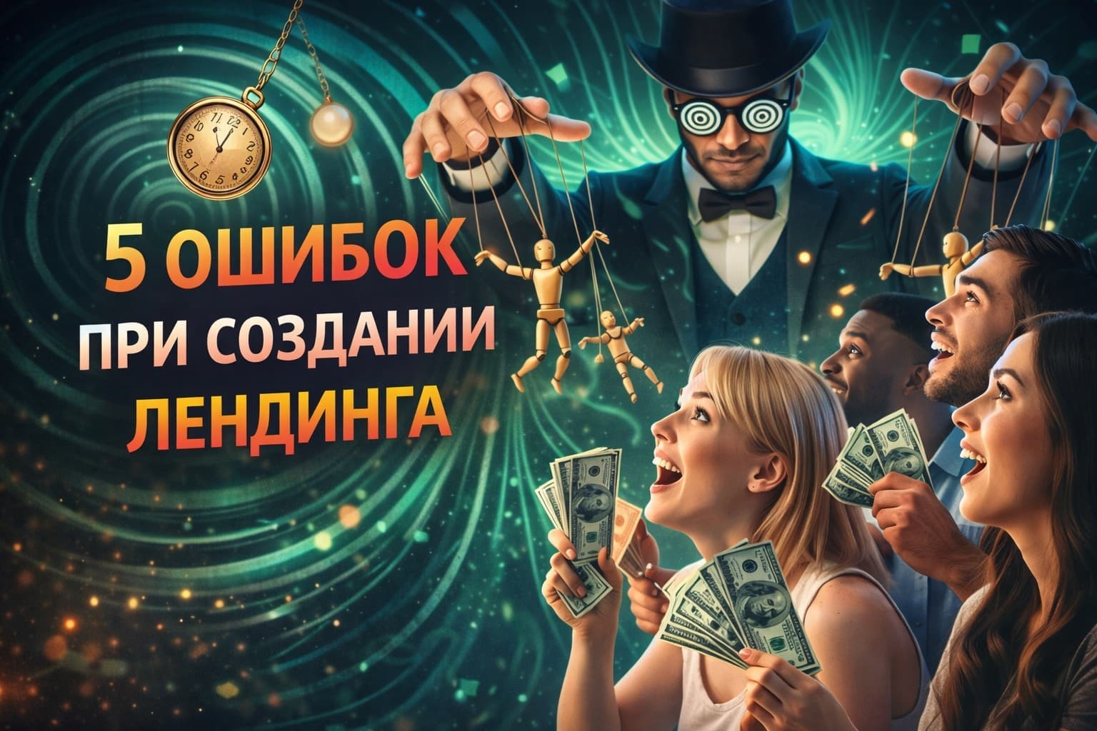 5 ошибок при создании лендинга, которые крадут вашу конверсию