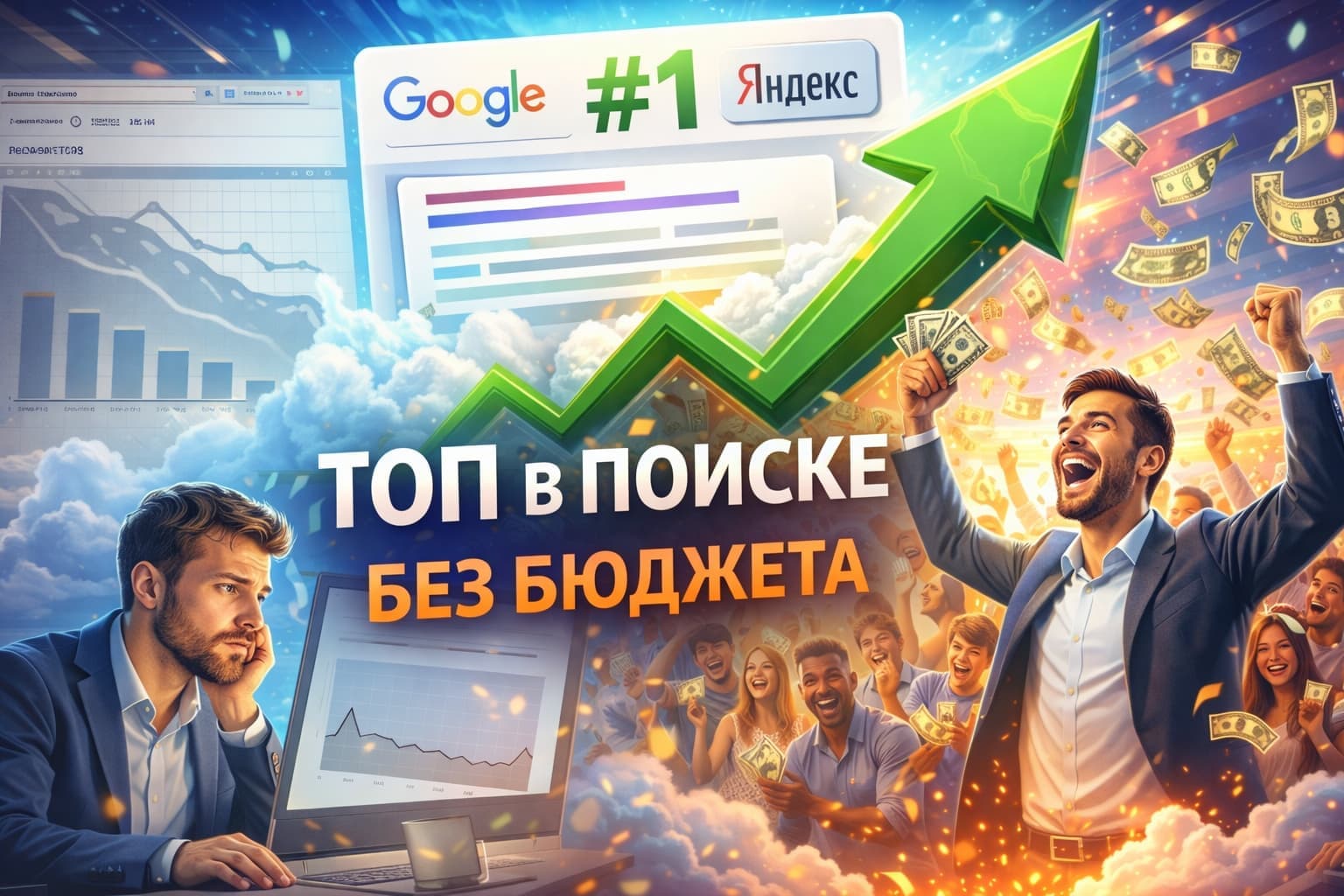 SEO для бизнеса: Как попасть в топ поисковой выдачи без бюджета