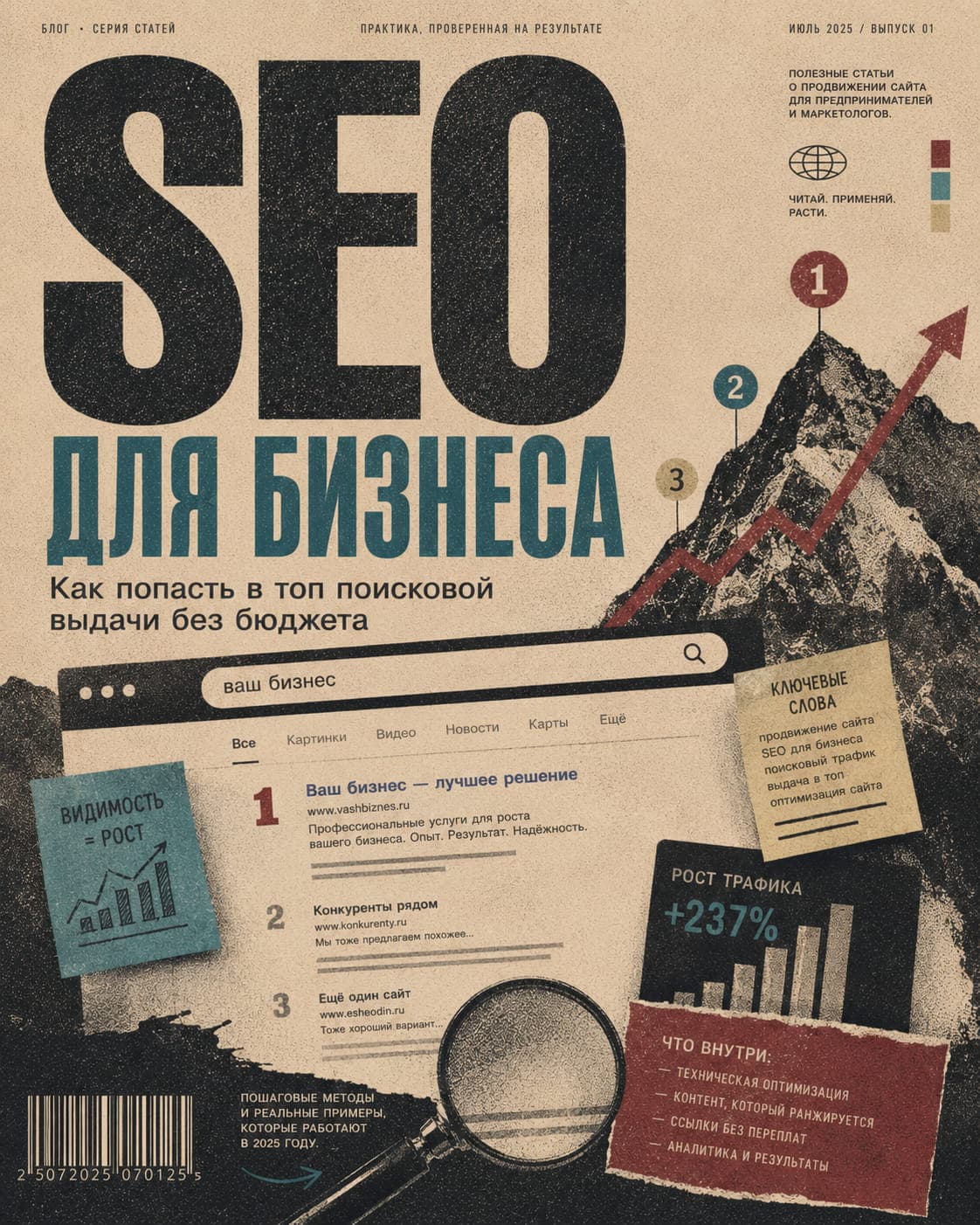 SEO для бизнеса: Как попасть в топ поисковой выдачи без бюджета